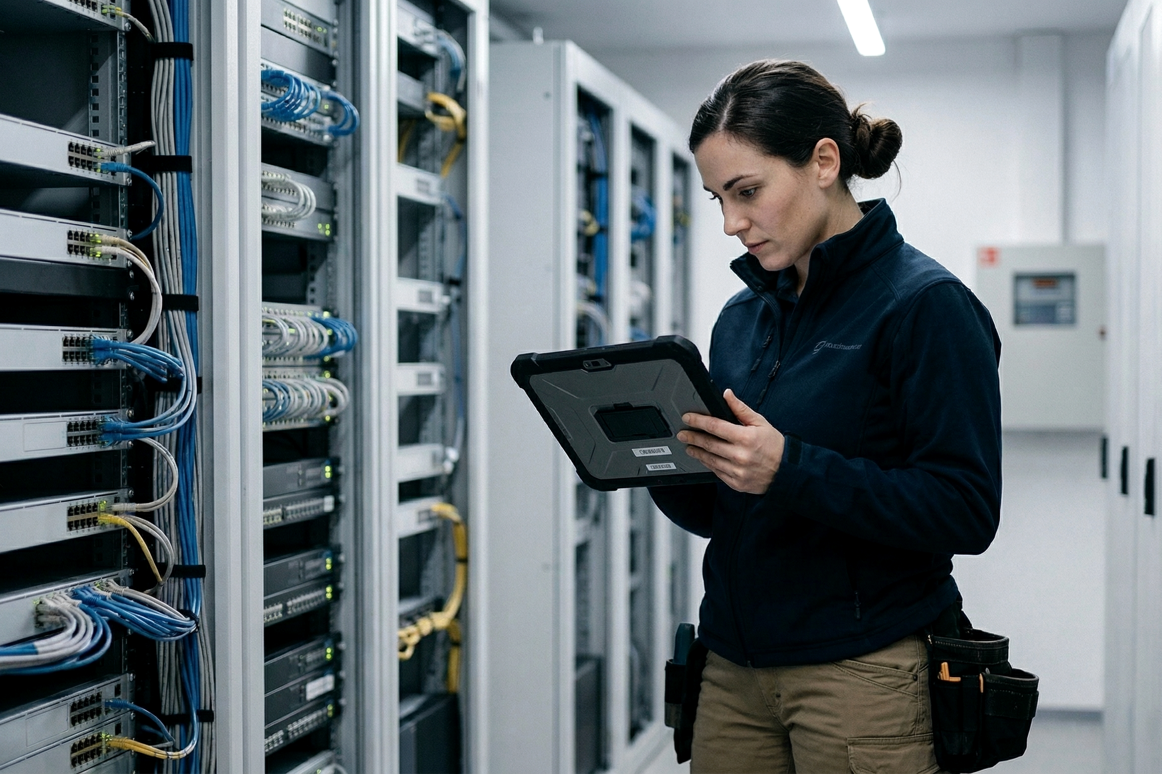 Field inspection scene